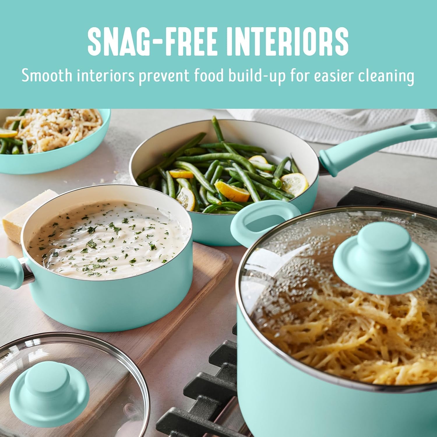 Soft Grip 16 Piece Cookware Set