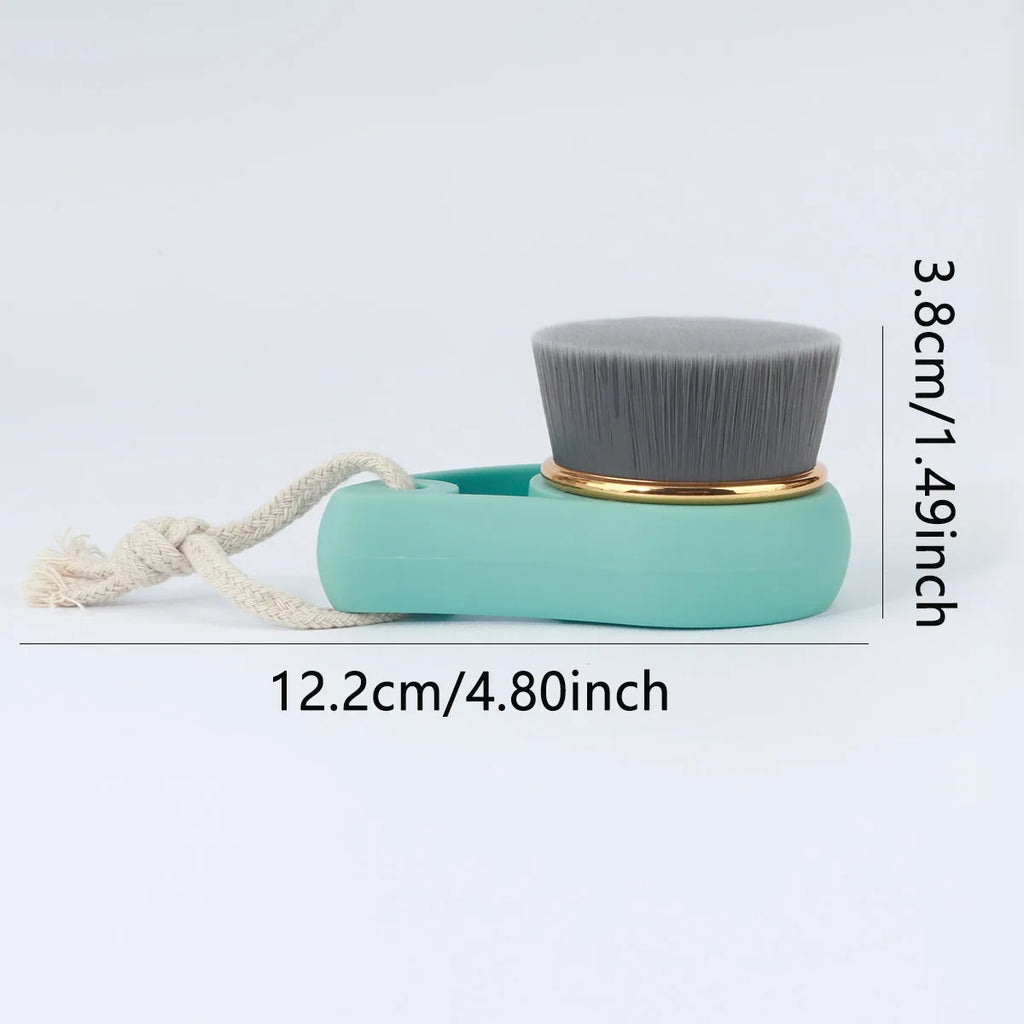 1PCS Bamboo Charcoal Cleaning Brush Comma Face Deep Wash Brushes Facial Cleaner Exfoliating Scrub Massager Makeup Brush Beauty Skin Care Silicone Brush Brosse Silicone Vibrator Facial Brush