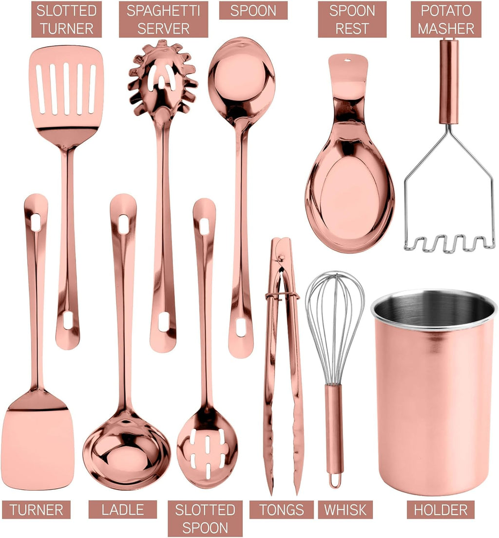 Kitchen Utensil Set - Premium Nonstick & Heat Resistant Kitchen Gadgets