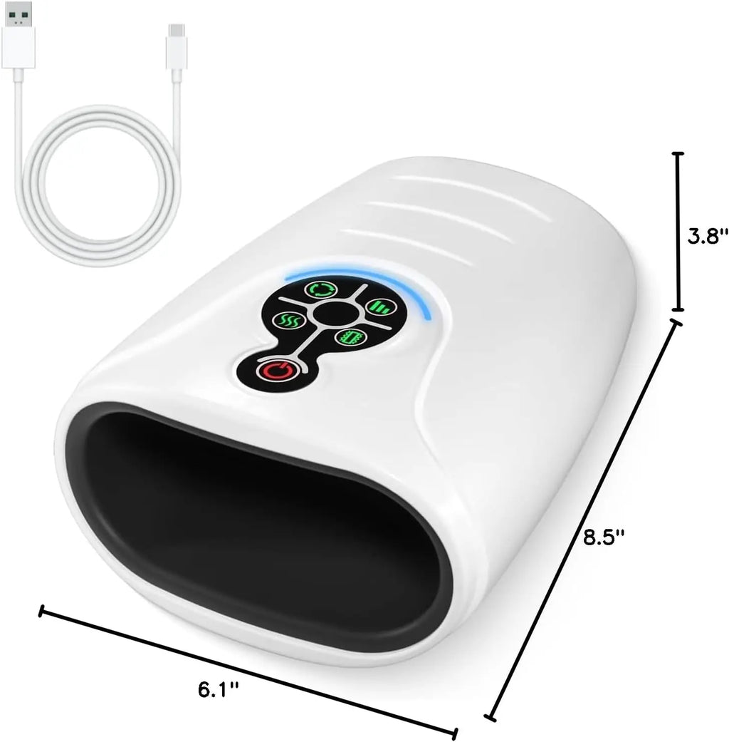 Hand Massager, a Mother'S Day Gift or Birthday Gift for Mom, Hand Massager with Heating and Pressure Functions, Wireless and Cord-Free Hand Massager, Suitable for Arthritis and Carpal Tunnel Syndrome