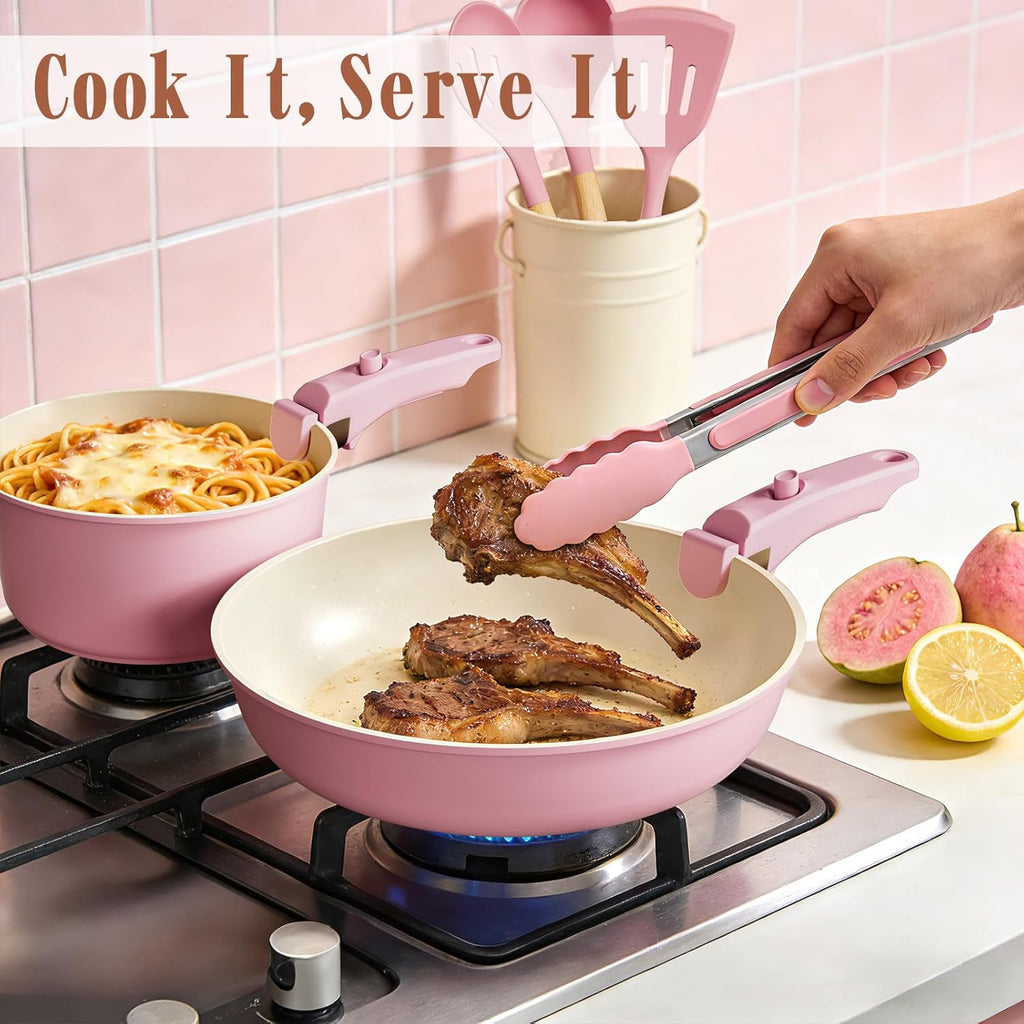 Premium 21 Pcs Nonstick Ceramic Cookware Set
