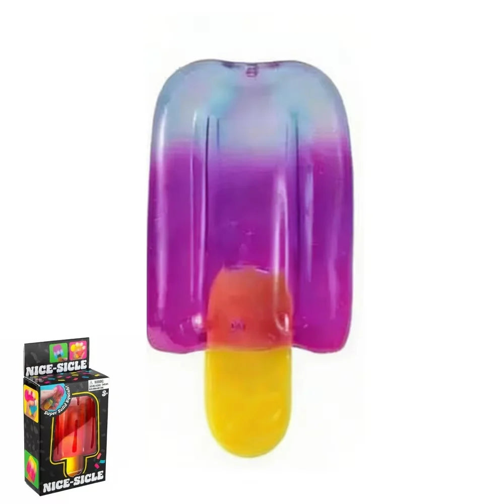 Schylling Needoh Popsicle Blind Box Cube Sensory Stress Relief Squishy Cube Anti-Anxiety Squeeze Object for Birthday Gift Toy
