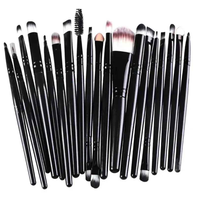 20Pcs Makeup Brush Set Beauty Makeup Concealer Brush Blush Loose Powder Brush Highlighter Foundation Eye Shadow Brush Tools