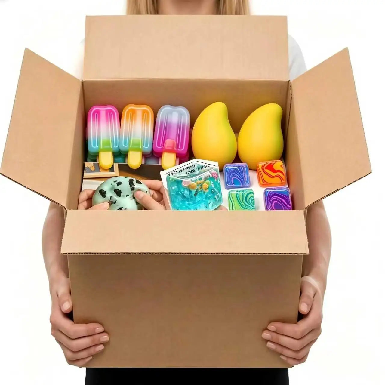 Sensory Squishy Blind Box Series, Random Cute Slow Rise Toy, Collectible Stress Ball Fidget, Surprise Gift
