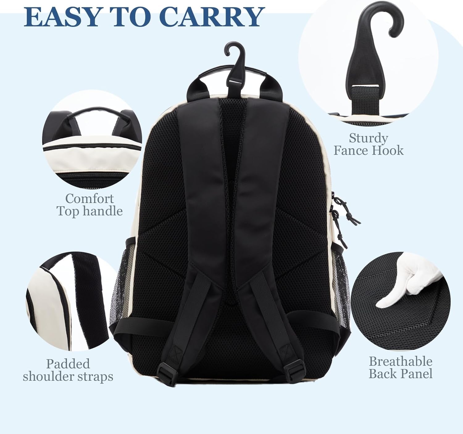 Tennis Bag, Tennis Backpack for Women Men 2 Rackets with Insulated Pocket Shoe Compartemnt for Pickleball Tennis