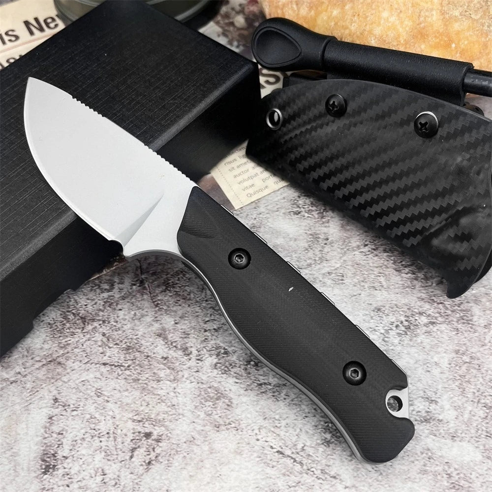 New 8CR13MOV Blade G10 Handle - Camping - High Hardness - Straight Shaft - Outdoor Product Backpacking Essential Equipment