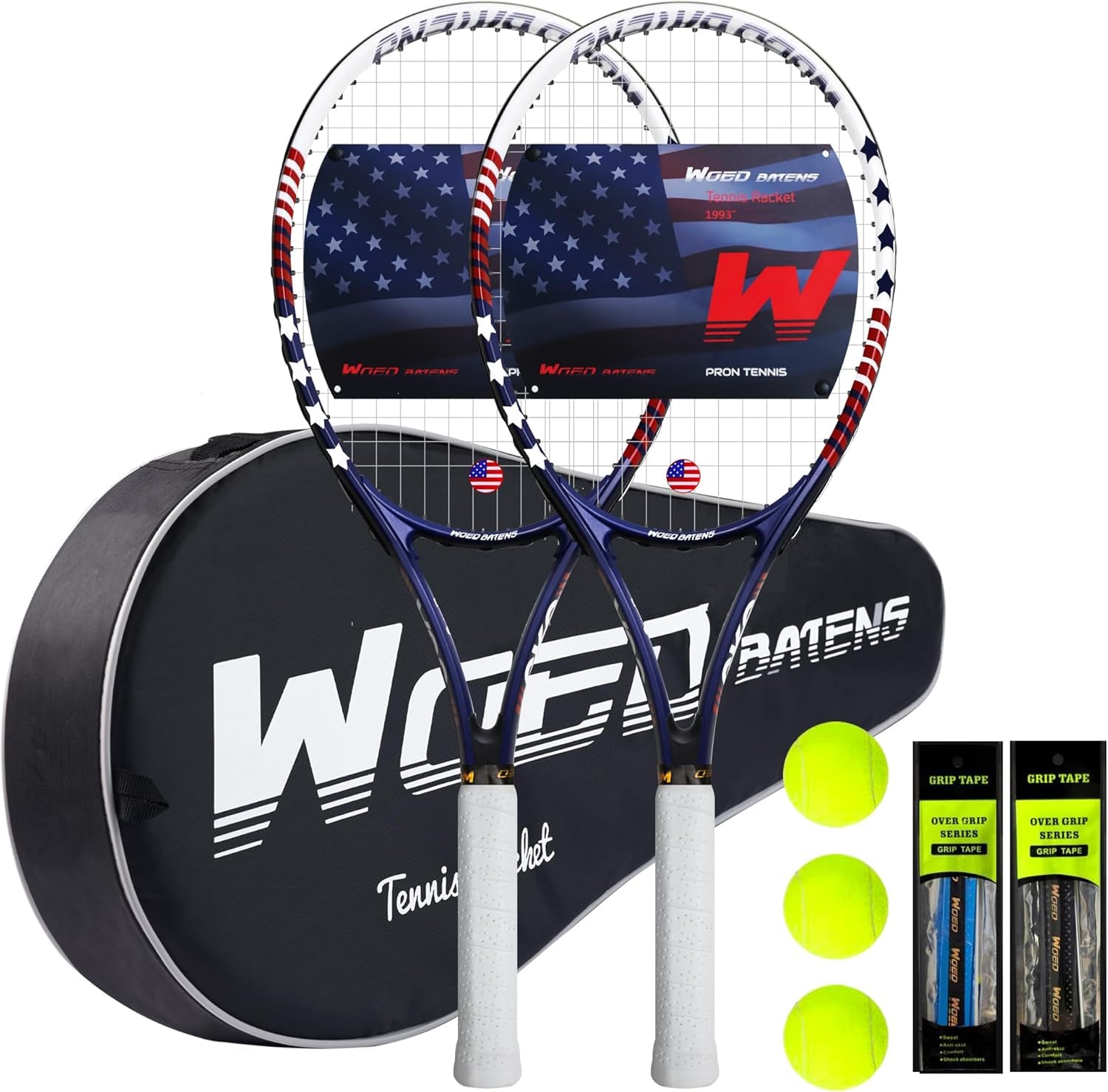 Tennis Rackets for Adults 27 Inch Tennis Racquets Set Included Tennis Racket 