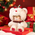 Nanci Christmas Bear Plush Pendant Collectible Plush Doll Toys Gift for Kids Friends Adults