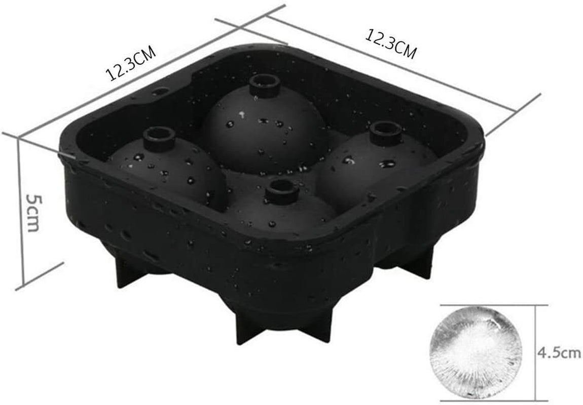 Silicone 3D Ball ICE Cube Tray Maker round Ball Sphere Mold Whiskey Cocktails