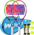 19" 23" 25" Kids Tennis Racket Junior/Youth Tennis Racquet with Tennis Ball Carry Bag 