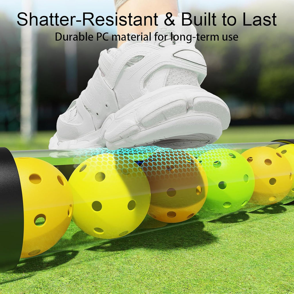 17 Balls Pickleball Ball Retriever & Ball Holder Storage with Strap