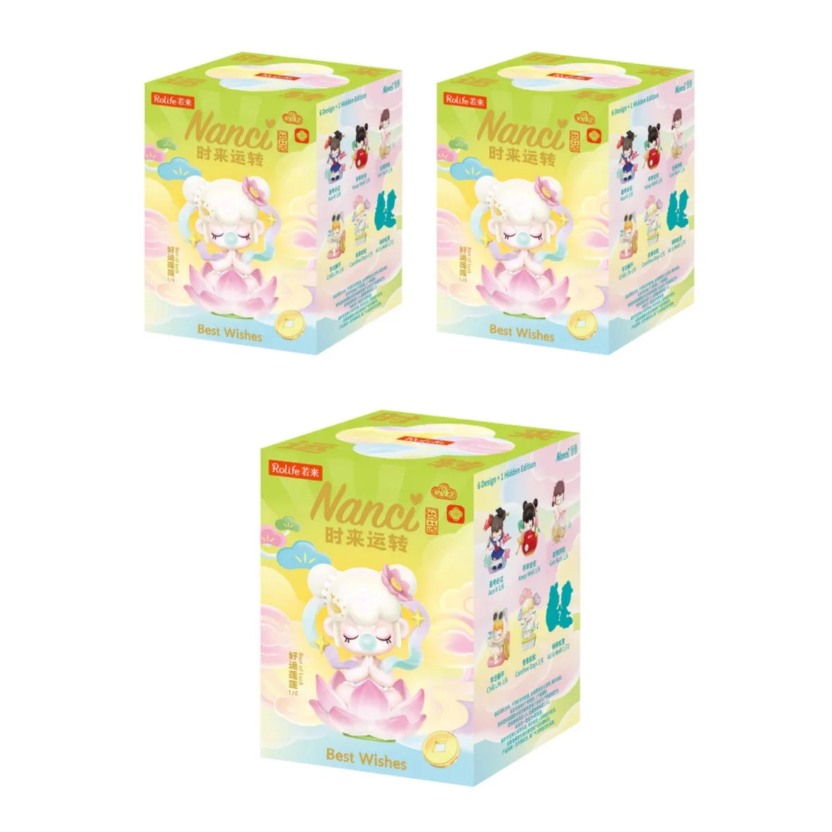 Nanci Blind Box Nanci'S Best Wishes Action Figure Collectible Doll Toys Surprise Box for Kids Friends Adults