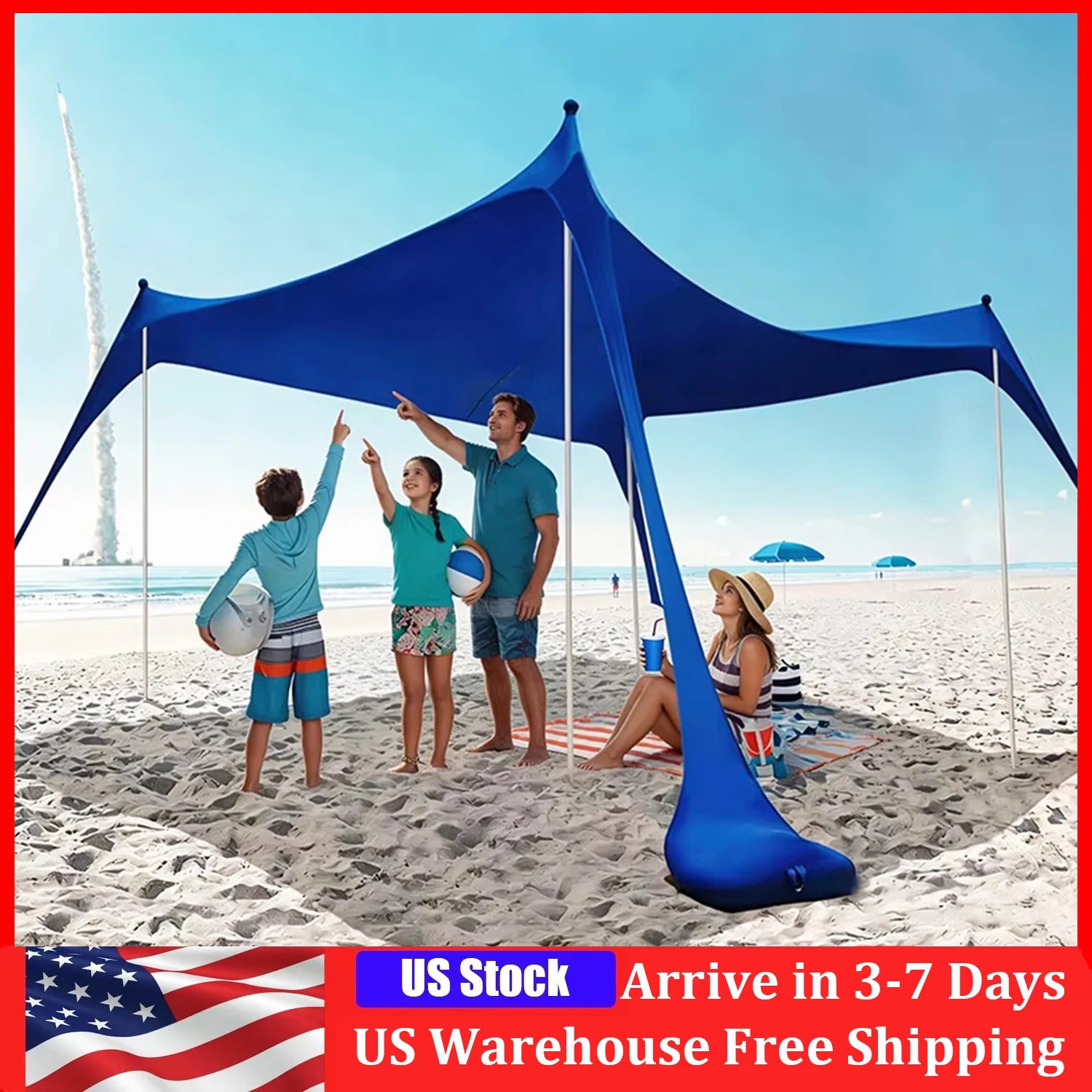 Camping Picnic Fishing Tent Outdoor Lawn Beach Leica Canopy Tent Portable Lawn Outdoor Sun Protection Cooling Large Size 1