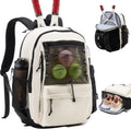 Tennis Bag, Tennis Backpack for Women Men 2 Rackets with Insulated Pocket Shoe Compartemnt for Pickleball Tennis