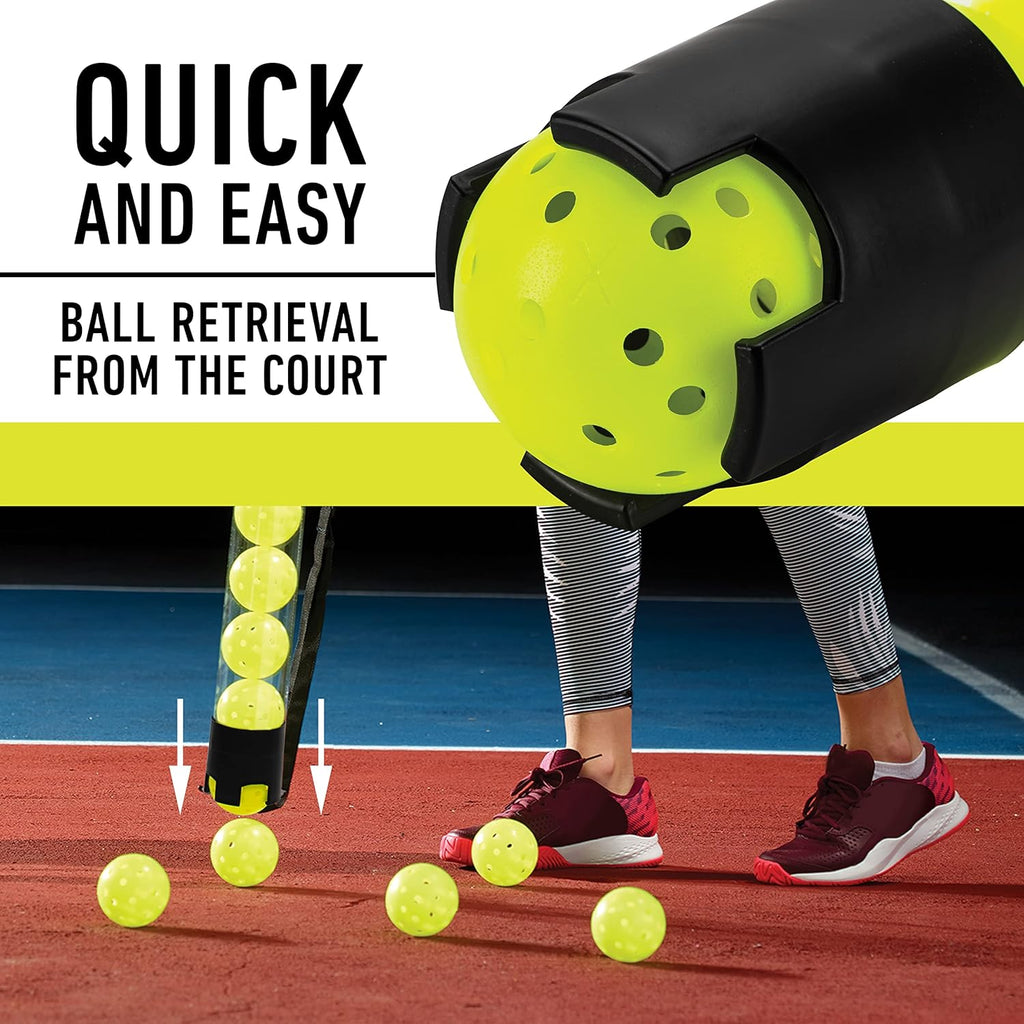 Franklin Sports Pickleball, Tennis + Padel Ball Hopper Tubes - (15) Tennis/Padel Ball 