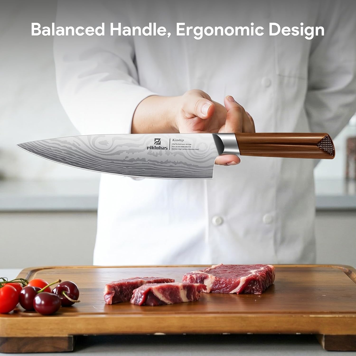 Premium Kitchen Knife  15 Pieces Knife Sets with Magnetic Detachable Knife Holder