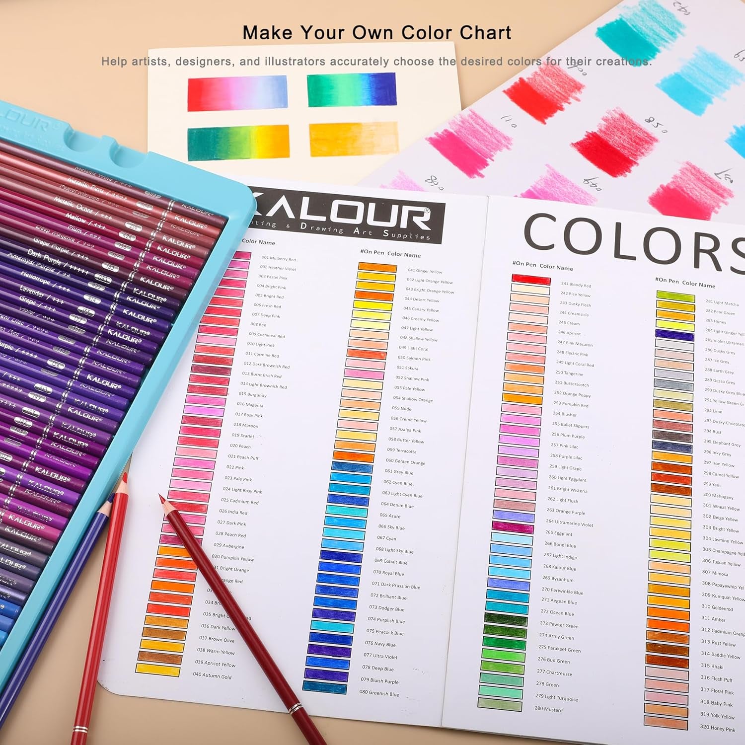 Premium Pro Colored Pencils,Set of 520 Colors