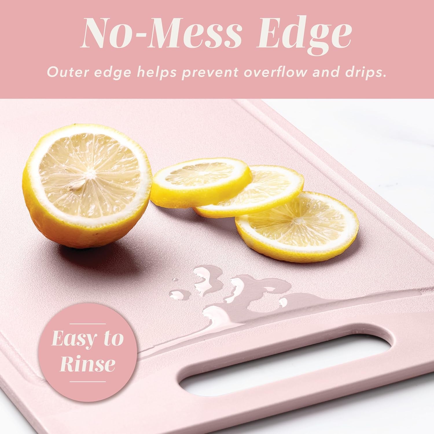 Non-Slip Cutting Board Set – Kitchen Essentials with Easy Grip Handle for Meat