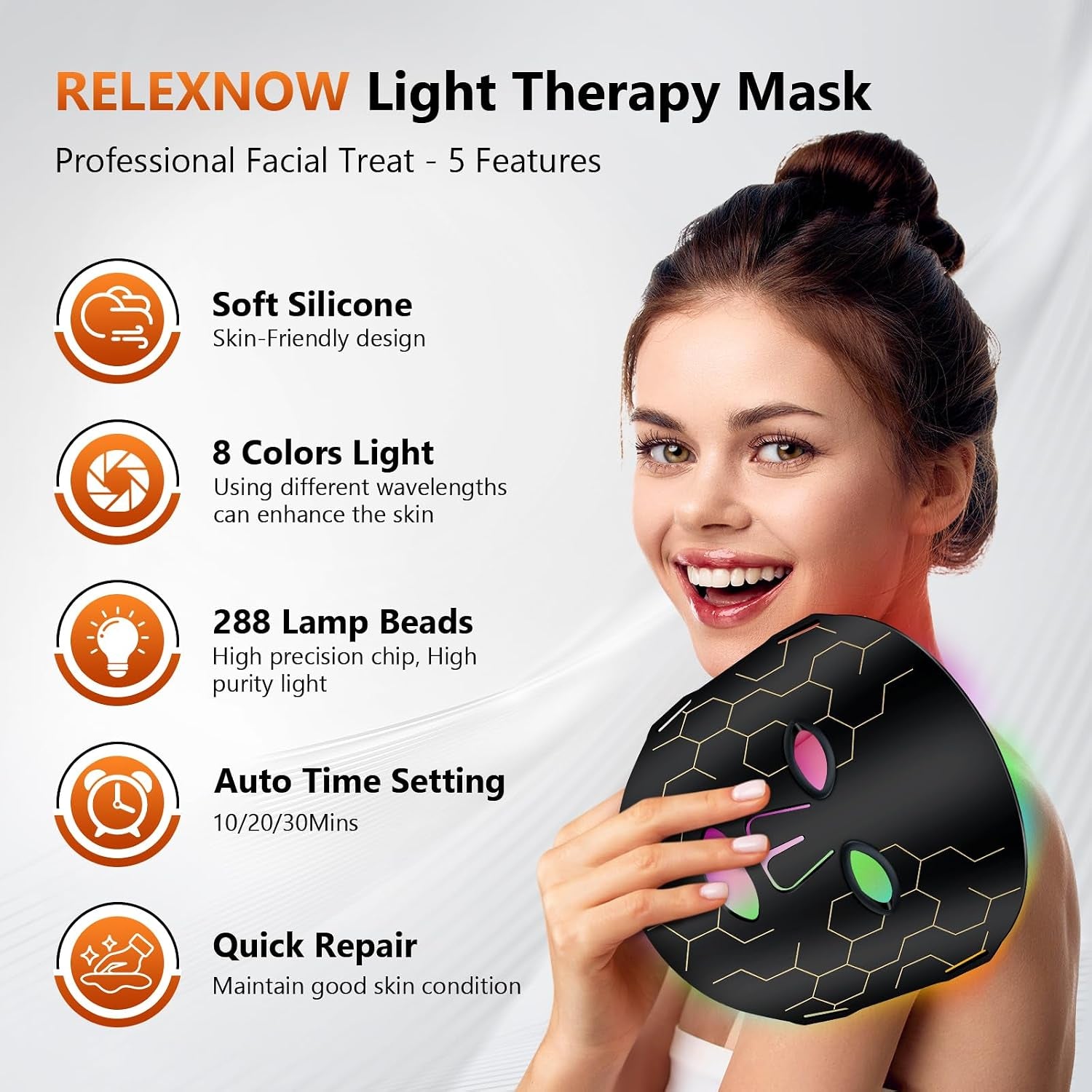LED Fcae Mask Light Therapy