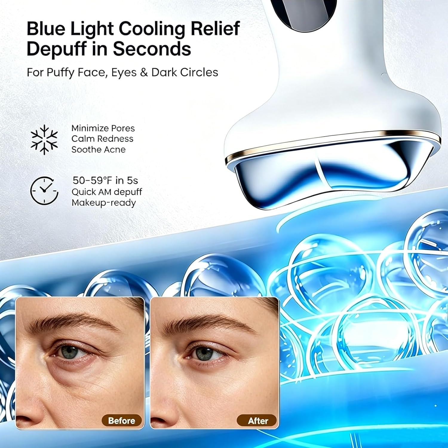 Cold Heated Electric Gua Sha, Facial Neck Lymphatic Drainage Sculpting Tool