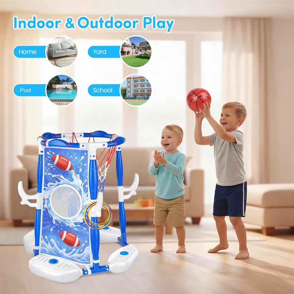 Pool Basketball Hoop, 3-In-1 