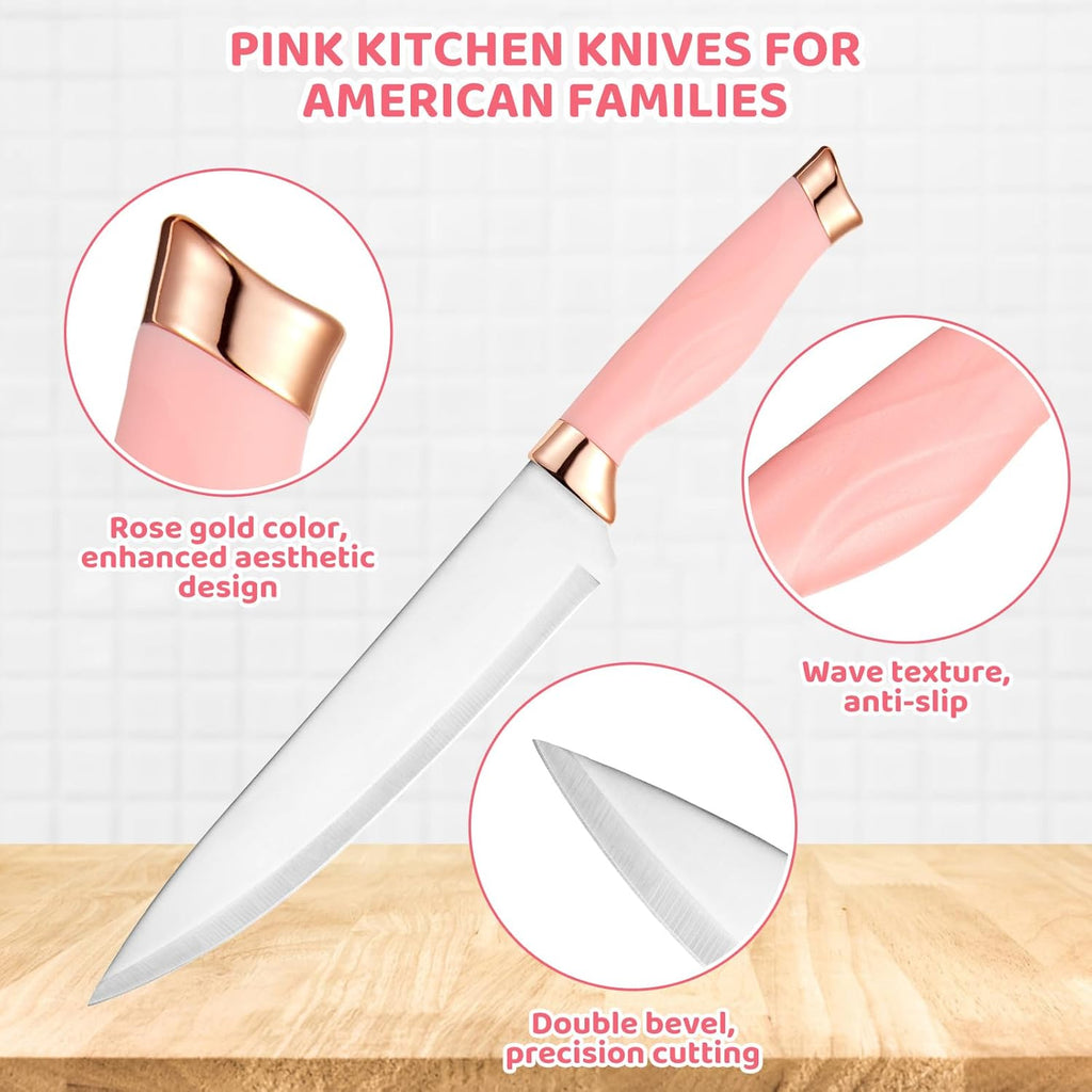 37 PCS Kitchen Utensils Set, Silicone Cooking Utensils Set with Knife Set and Holder