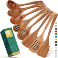 Wood Spoons for Cooking, Nonstick Kitchen Utensil Set